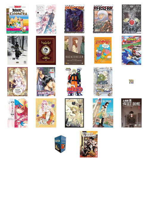 Asteriks İle Kleopatra + 21 Kitap Daha (Set)