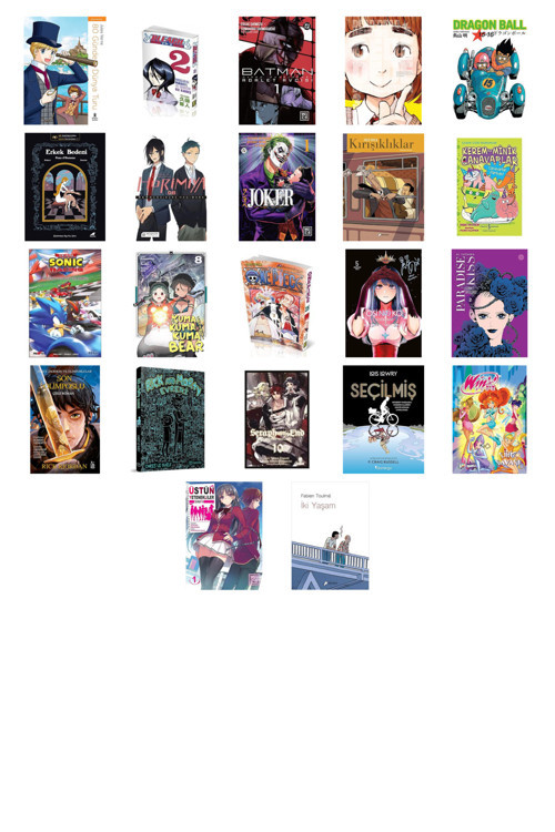 80 Günde Dünya Turu: ( Çizgi Roman ) + 21 Kitap Daha (Set)