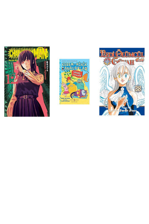 Chainsaw Man 12. Cilt + 2 Kitap Daha (Set)