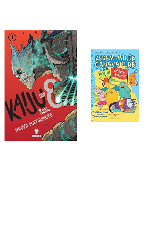 Kaiju No: 8 - 8 No’Lu Canavar 1 + 1 Kitap Daha (Set)