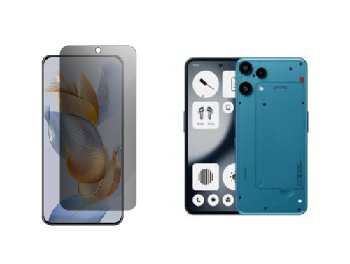 Nothing Phone 3a Lite ile Uyumlu Mat Hayalet (Privacy) 9H Kırılmaz Nano Ekran Koruyucu