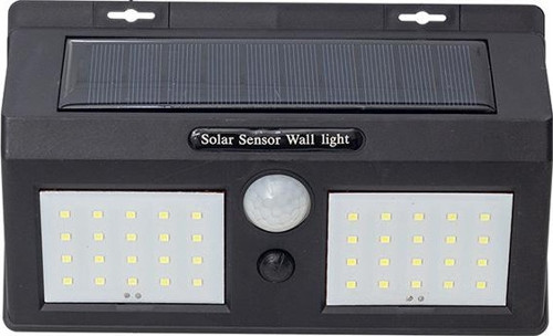 PM-14616 SENSÖRLÜ ÇİFTLİ 40 LEDLİ SOLAR LED DUVAR TİPİ APLİK