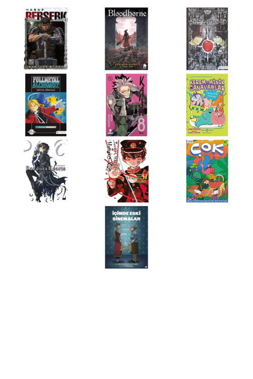 Berserk 1 + 9 Kitap Daha (Set)