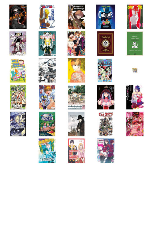 Akame, Keser 5 + 27 Kitap Daha (Set)