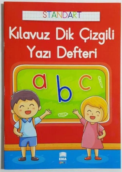 Kılavuz Dik Çizgili Yazı Defteri Ema Yayınları