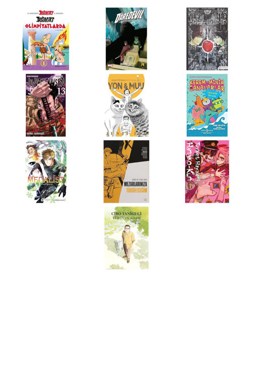 Asteriks 12 - Asteriks Olimpiyatlarda + 9 Kitap Daha (Set)