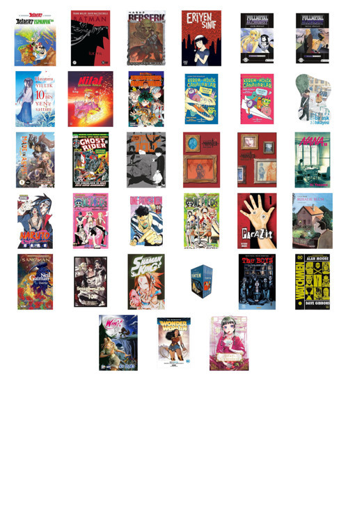 Asteriks 14 - Asteriks İspanya'Da + 32 Kitap Daha (Set)