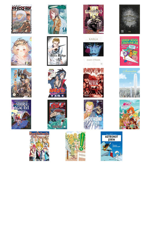 Berserk 5 + 18 Kitap Daha (Set)