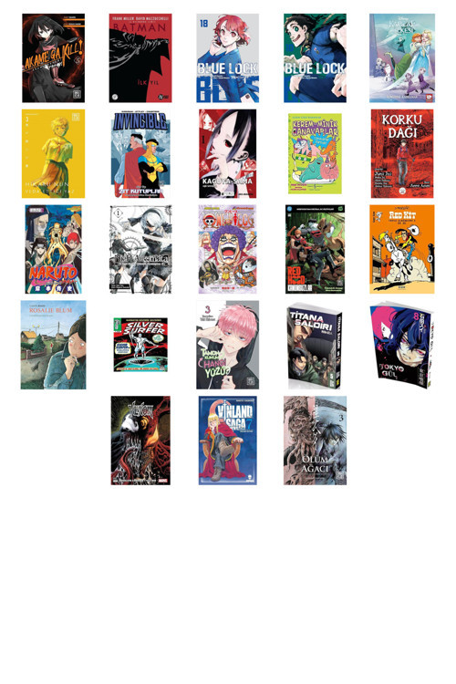Akame, Keser 5 + 22 Kitap Daha (Set)