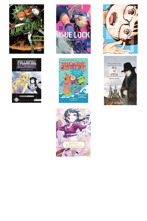 Akame, Keser 8 + 6 Kitap Daha (Set)