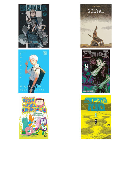 Gachiakuta 2 + 5 Kitap Daha (Set)