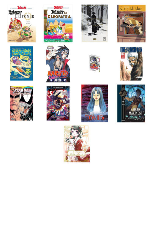 Asteriks 10 - Asteriks Lejyoner + 12 Kitap Daha (Set)