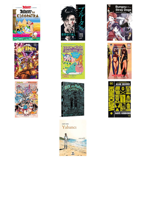 Asteriks İle Kleopatra + 9 Kitap Daha (Set)