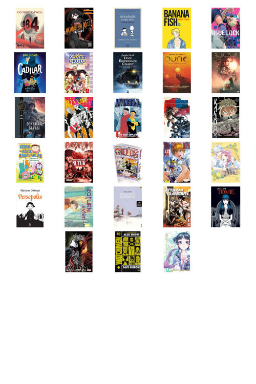1984 (Grafik Roman) + 27 Kitap Daha (Set)