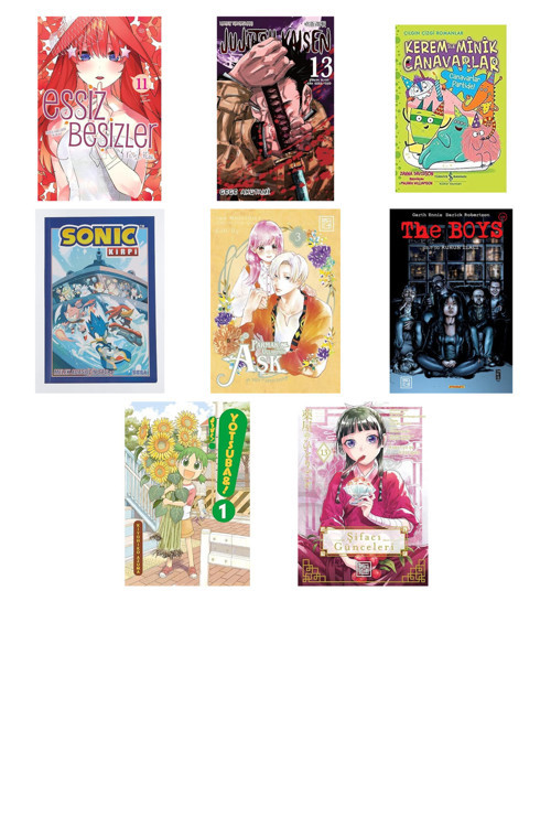 Eşsiz Beşizler 11.Cilt + 7 Kitap Daha (Set)