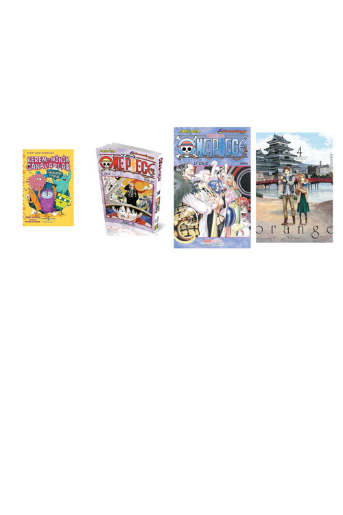 Kerem İle Minik Canavarlar – Canavarlar Firarda + 3 Kitap Daha (Set)