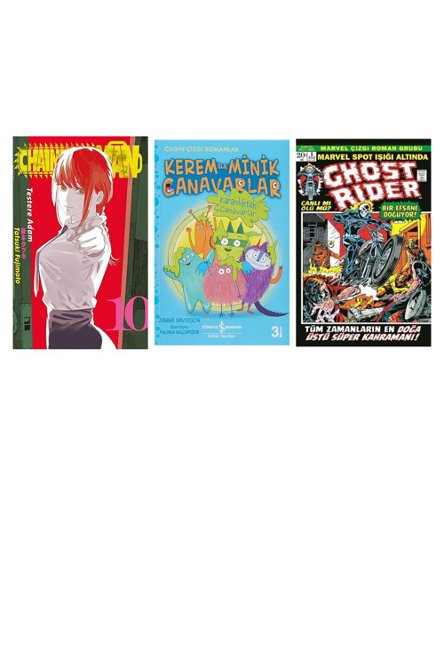 Chainsaw Man 10. Cilt + 2 Kitap Daha (Set)