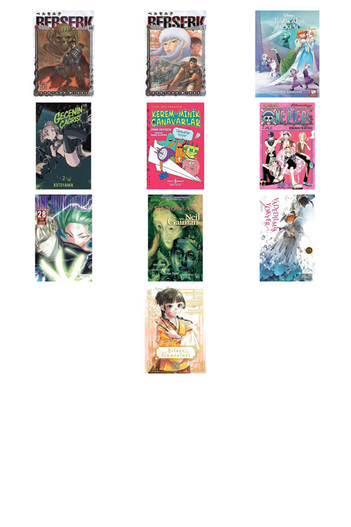 Berserk 10 + 9 Kitap Daha (Set)