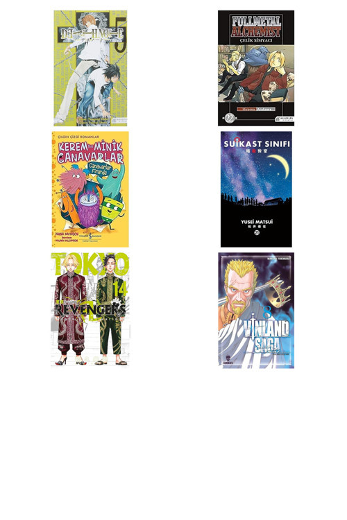 Death Note - Ölüm Defteri 5 + 5 Kitap Daha (Set)
