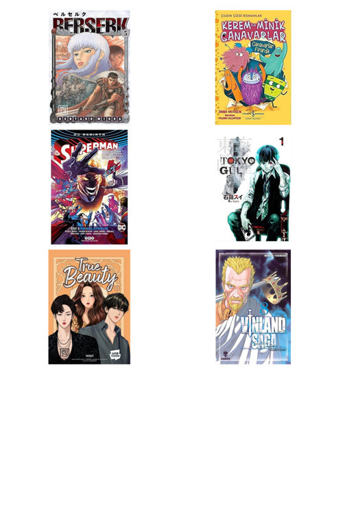Berserk 5 + 5 Kitap Daha (Set)