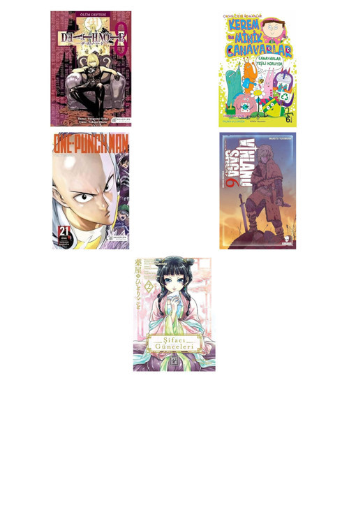 Death Note - Ölüm Defteri 8 + 4 Kitap Daha (Set)