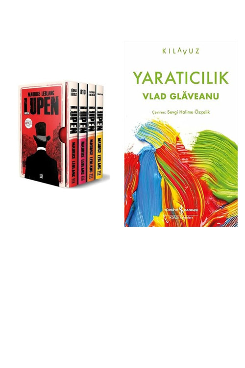 Arsen Lüpen-Kutulu Kırmızı Set (4 Kitap Takım)... +1 Başvuru Kitabı