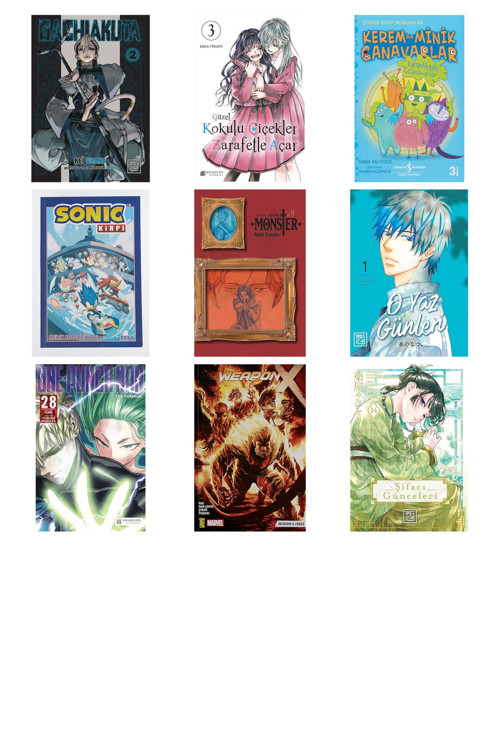 Gachiakuta 2 + 8 Kitap Daha (Set)