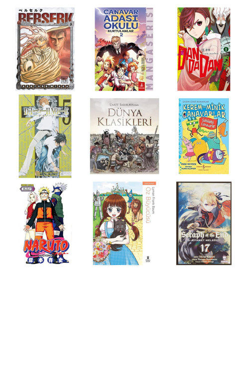 Berserk 8 + 8 Kitap Daha (Set)