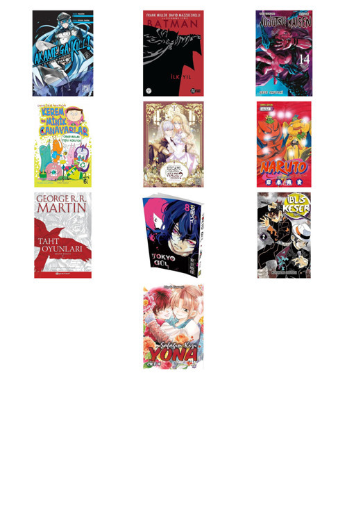 Akame, Keser 4 + 9 Kitap Daha (Set)