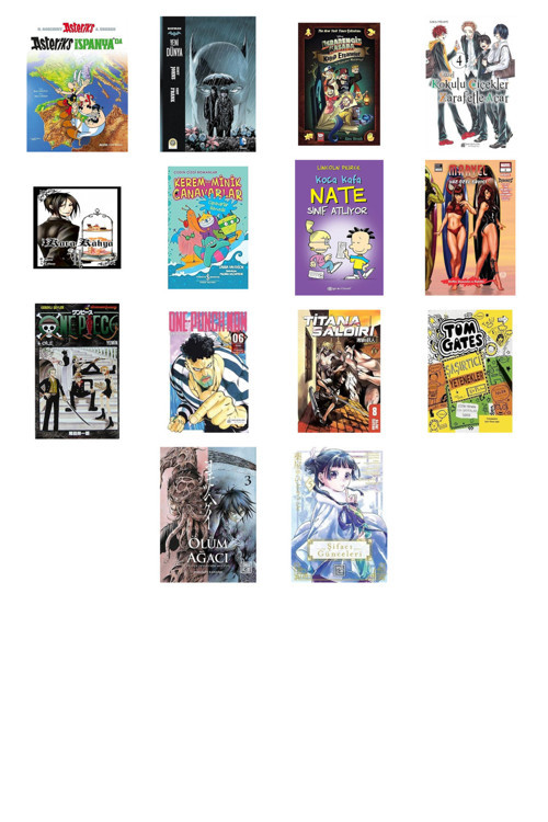 Asteriks 14 - Asteriks İspanya'Da + 13 Kitap Daha (Set)
