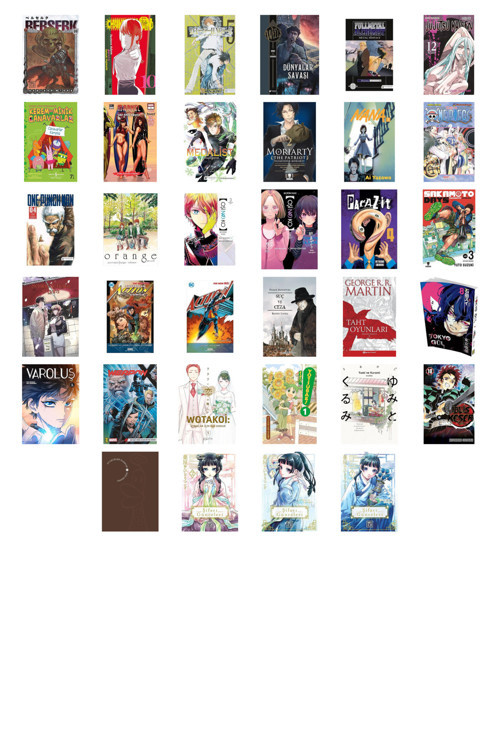 Berserk 10 + 33 Kitap Daha (Set)