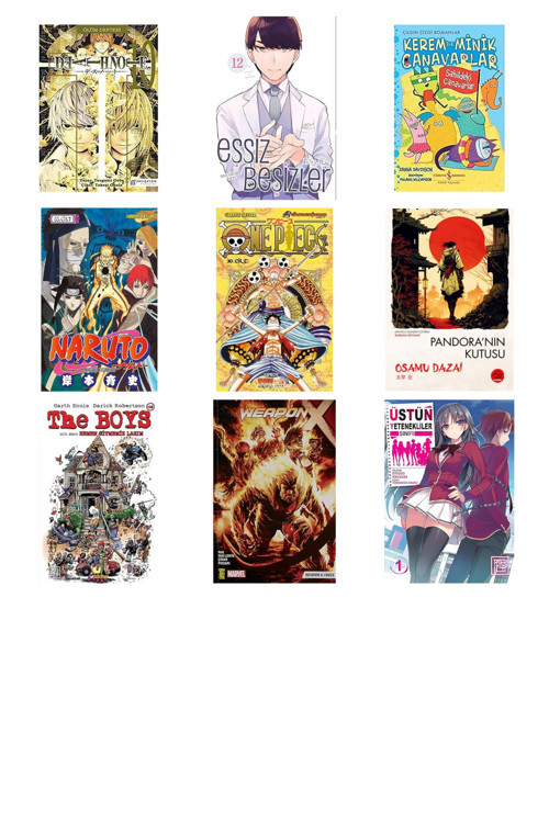Death Note Ölüm Defteri 10 + 8 Kitap Daha (Set)