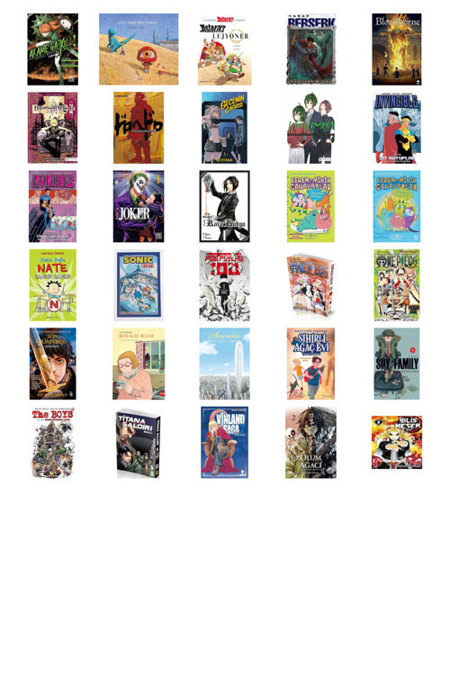 Akame, Keser 8 + 29 Kitap Daha (Set)
