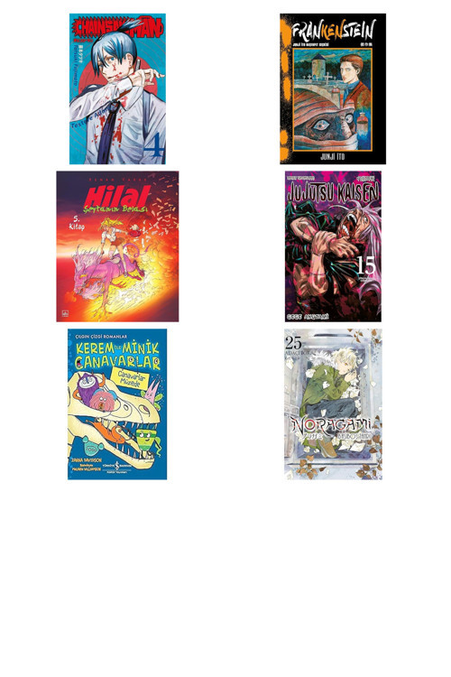 Chainsaw Man 4. Cilt + 5 Kitap Daha (Set)