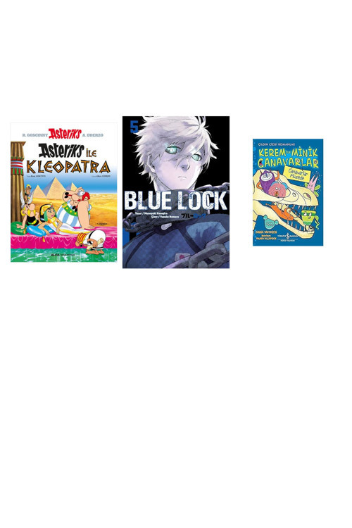 Asteriks İle Kleopatra + 2 Kitap Daha (Set)