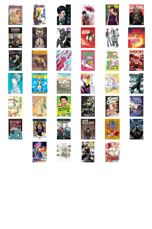Berserk 8 + 39 Kitap Daha (Set)
