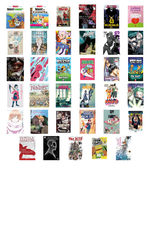 Asteriks 14 - Asteriks İspanya'Da + 34 Kitap Daha (Set)