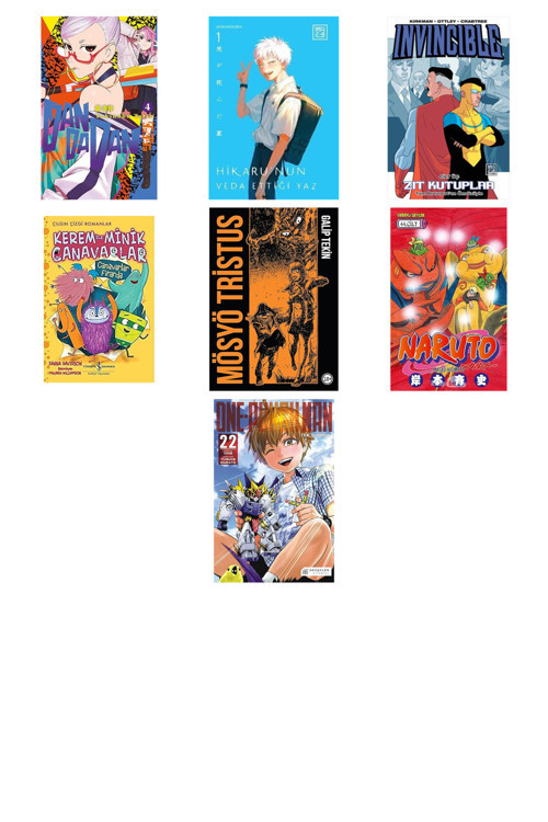 Dandadan 4. Cilt + 6 Kitap Daha (Set)