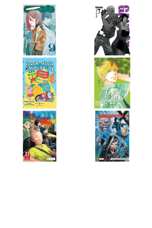 Chainsaw Man 9.Cilt + 5 Kitap Daha (Set)