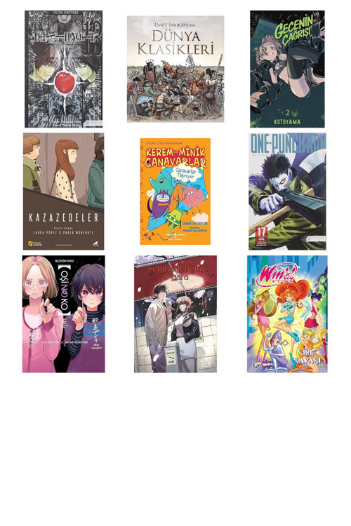 Death Note - Ölüm Defteri 13 + 8 Kitap Daha (Set)