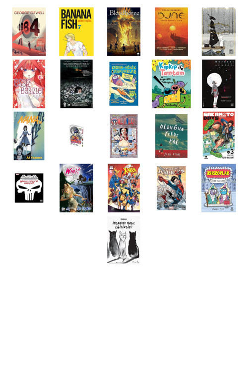 1984 (Grafik Roman) + 20 Kitap Daha (Set)