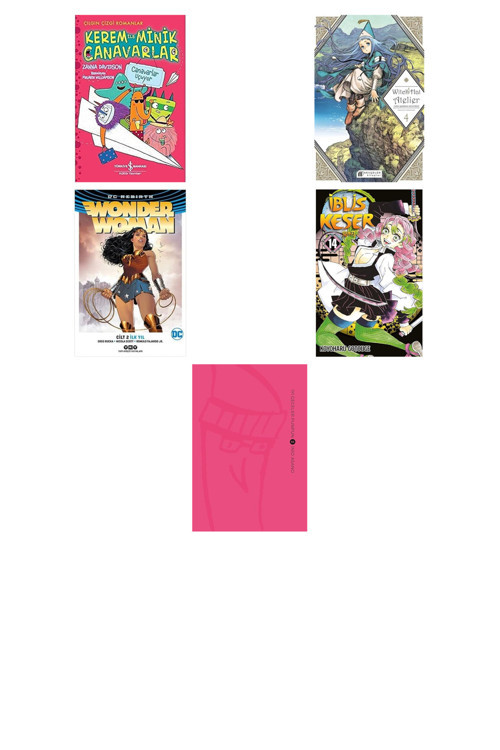 Kerem İle Minik Canavarlar - Canavarlar Uçuyor + 4 Kitap Daha (Set)
