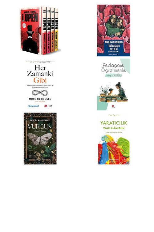 Arsen Lüpen-Kutulu Kırmızı Set (4 Kitap Takım)... +5 Başvuru Kitabı