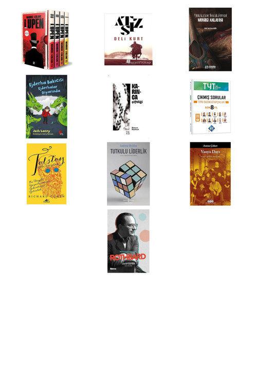 Arsen Lüpen-Kutulu Kırmızı Set (4 Kitap Takım)... +9 Başvuru Kitabı