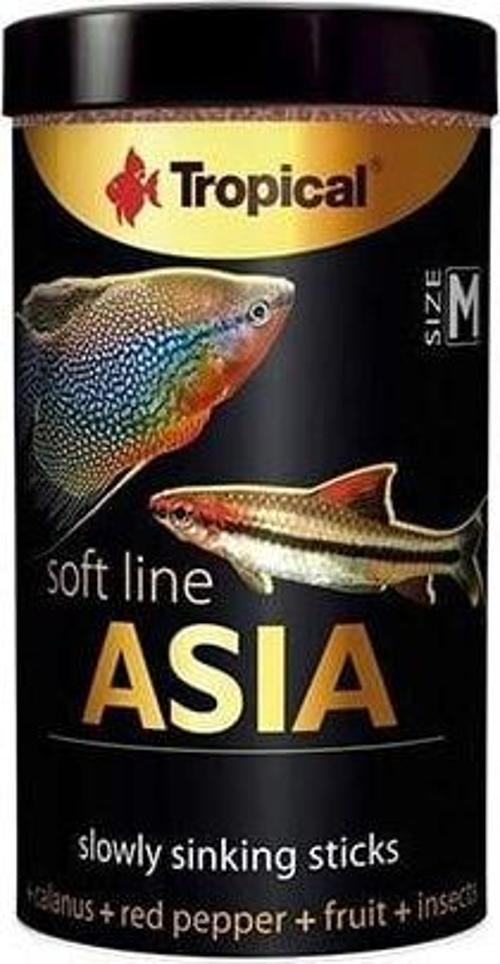 Soft Line Asia Omnivor ve Etçil Balık Yemi 100 Ml 40 Gr