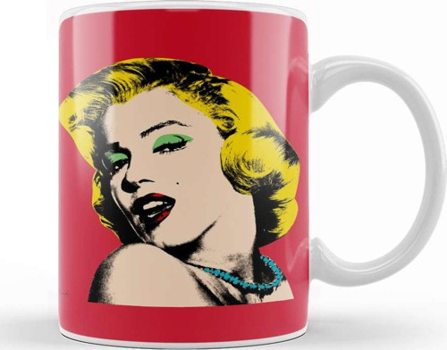 Marilyn Monroe Kupa Bardak Porselen