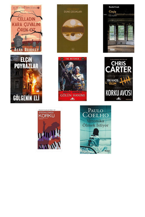 Celladın Kara Çuvalını Ören Ot: (Flavia De Luce Polisiyesi 2) + 7 Kitap Daha (Set)