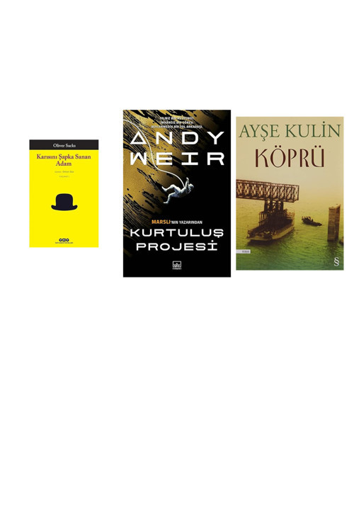 Karısını Şapka Sanan Adam + 2 Kitap Daha (Set)