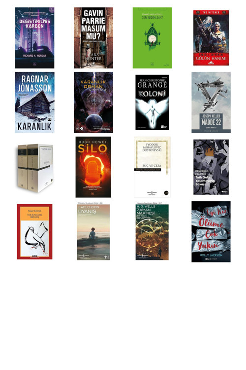 Değiştirilmiş Karbon + 15 Kitap Daha (Set)