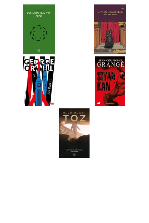 Doktor Moreau’Nun Adası + 4 Kitap Daha (Set)